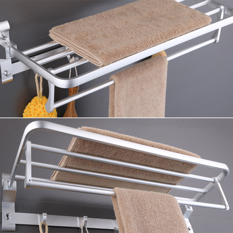 Siopsrl| 6-piece modern bathroom hardware set made of aluminum with towel holder/paper holder