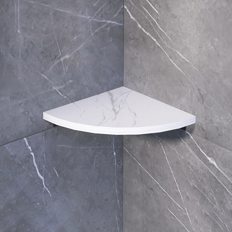 Siopsrl| 3-piece modern bathroom accessory set marble and metal bathroom shelf