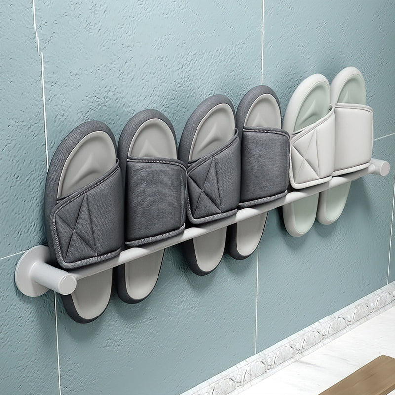Siopsrl| 2-piece modern bathroom accessories set metal slipper rack/towel bar