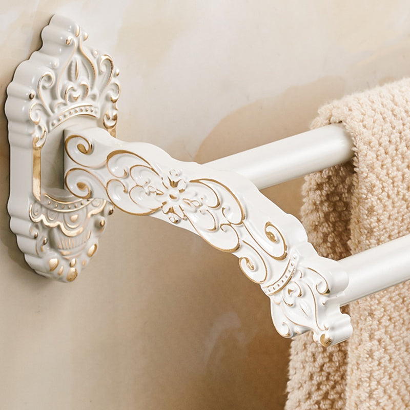 Siopsrl| Traditional Bath Accessories Set White Bathroom Accessories Hardware Set