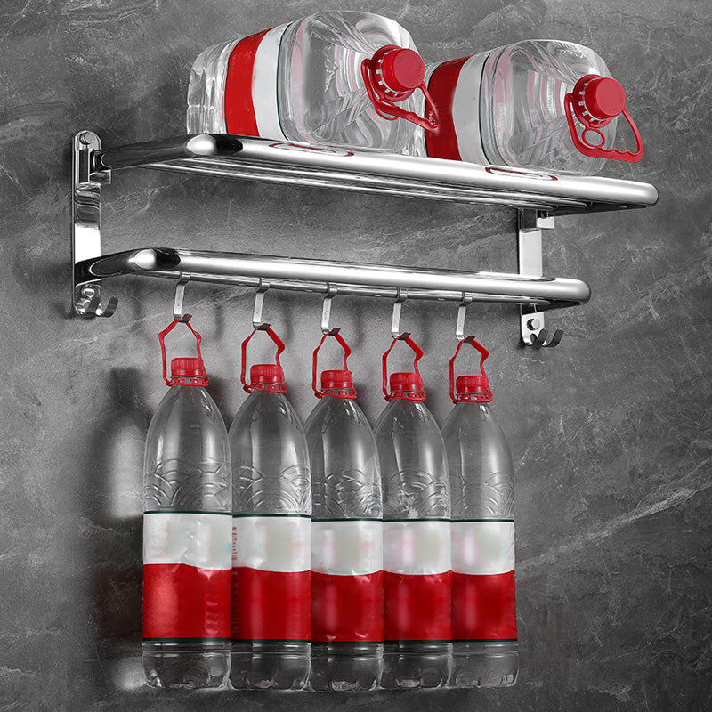 Siopsrl| Modern Bathroom Accessories Set Silver Bathroom Accessories Hardware Set