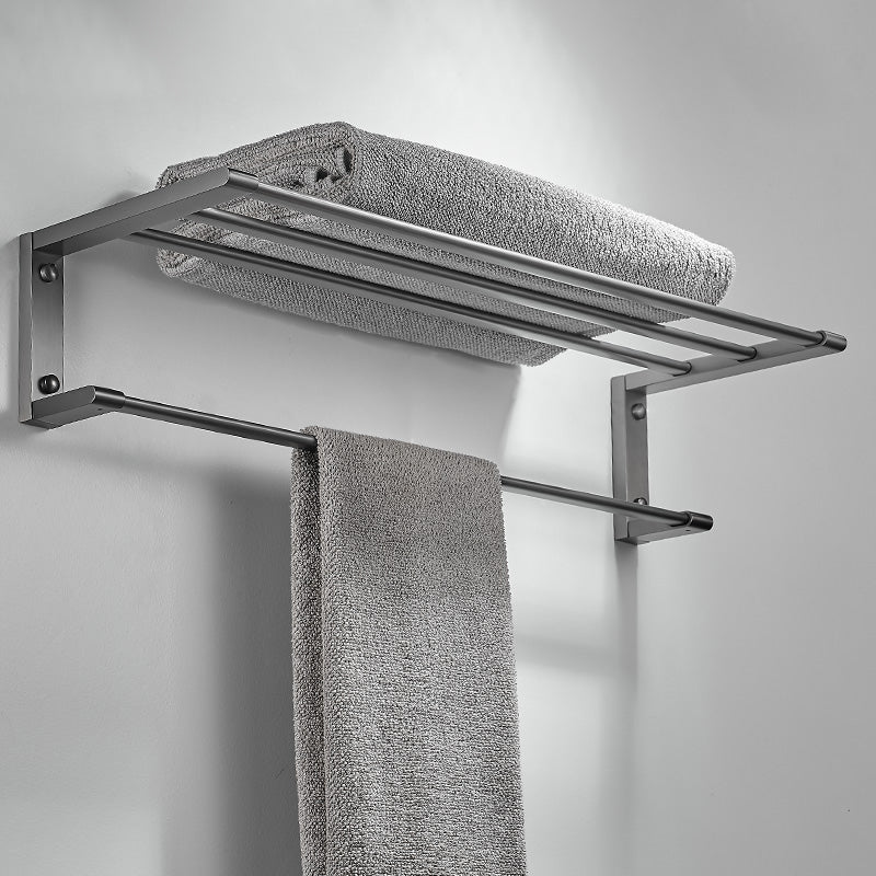 Siopsrl| Matte Gray Bathroom Set Metal Bathroom Accessories Hardware Set
