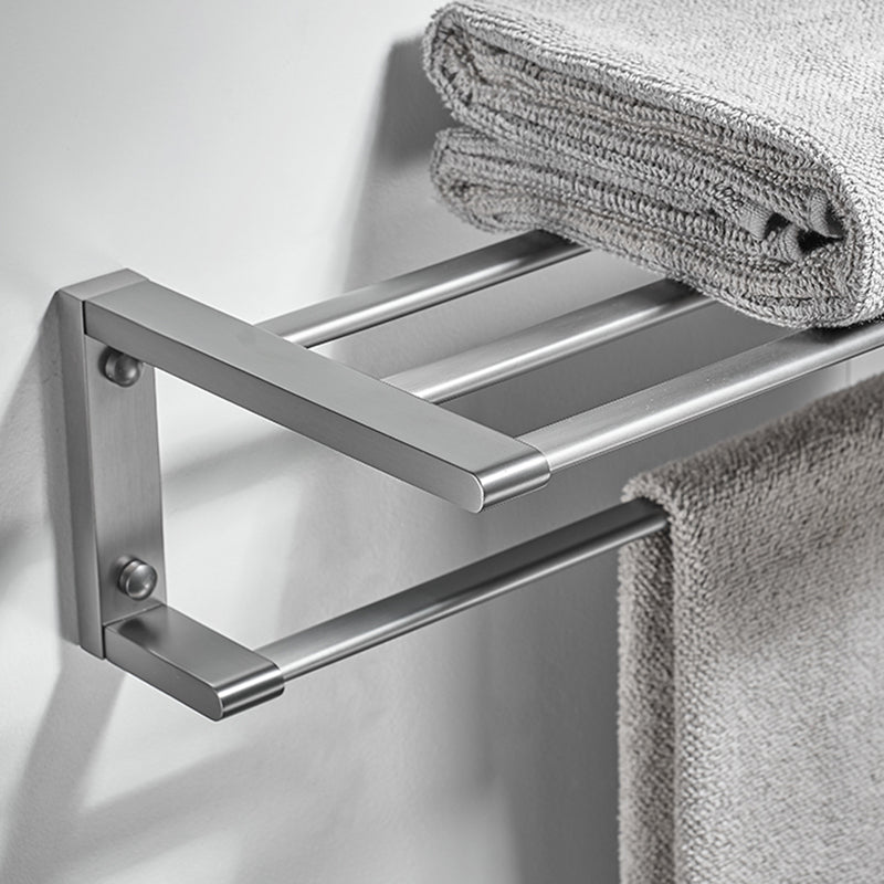 Siopsrl| Matte Gray Bathroom Set Metal Bathroom Accessories Hardware Set