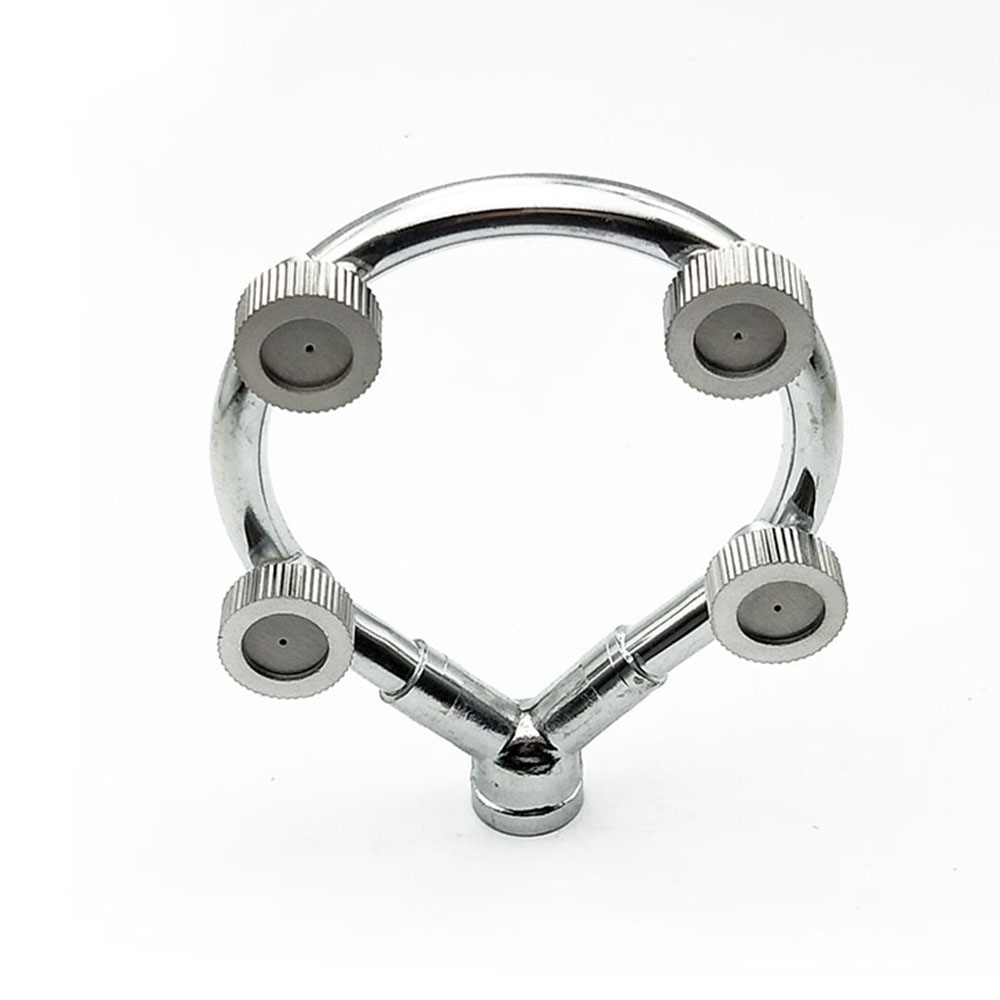 Siopsrl| High pressure stainless steel ring multi nozzle – Efficient spray attachment for garden irrigation