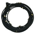 Siopsrl| Spray irrigation system – Water hose with spray nozzles for refreshing cooling in the garden