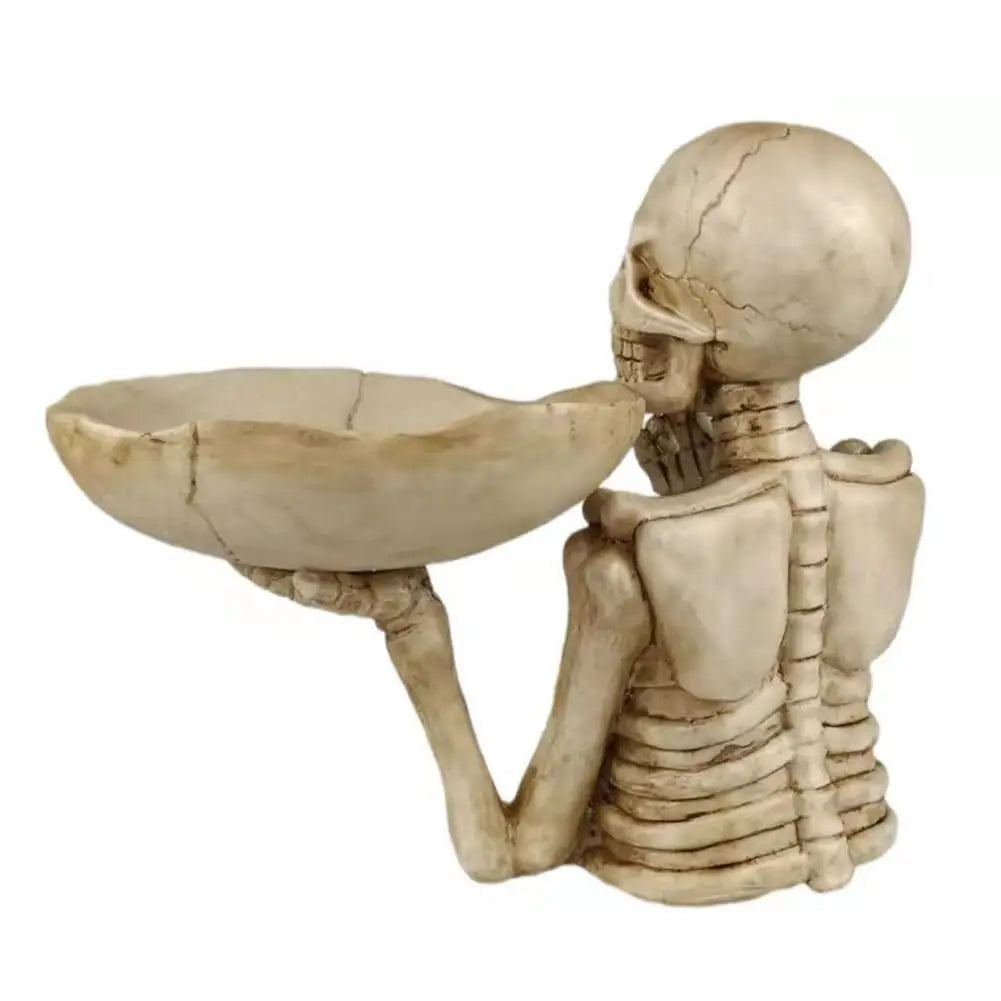 Siopsrl| Spooky Skeleton Halloween Candy Bowl