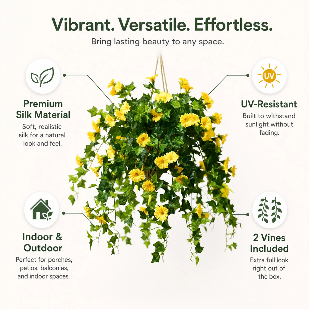 siopsrl | Realistic, UV-resistant artificial morning glory - Buy one, get one!