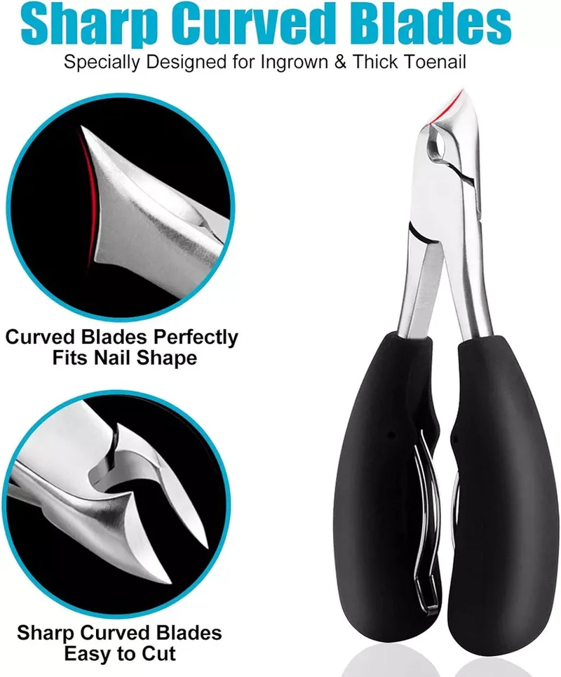 siopsrl | Toenail Clipper for Seniors, Sharp, Ergonomic & Ideal for Thick Nails