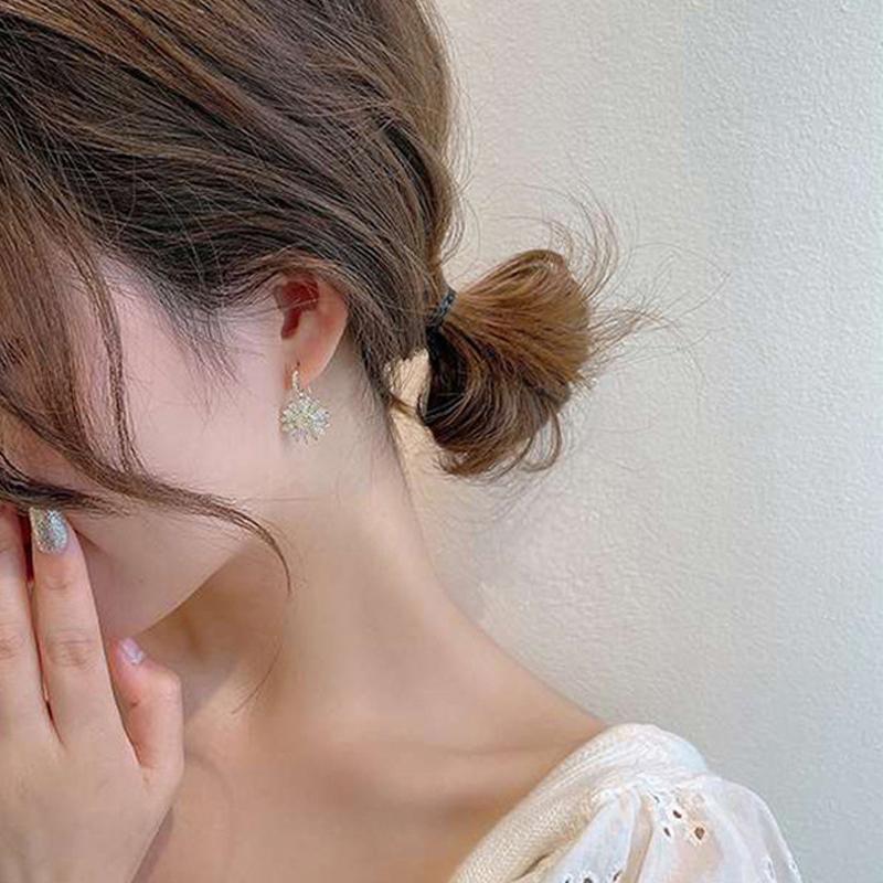 Siopsrl| Vintage Flower Pendant Earrings