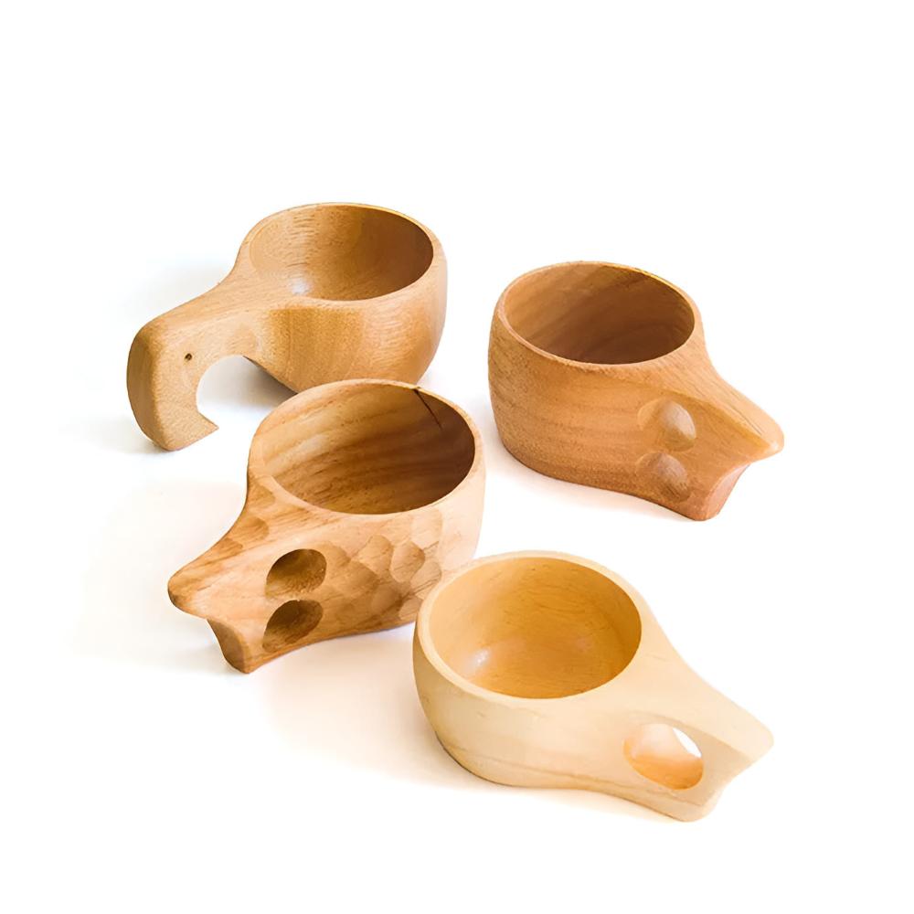 Siopsrl| Rubberwood Artisan Mug Collection