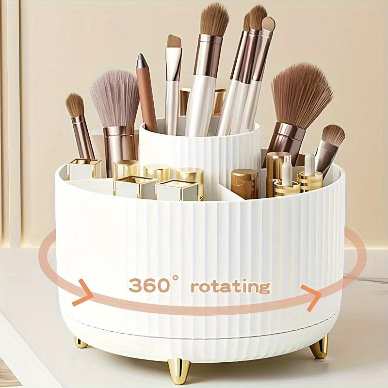 Siopsrl| Makeup Organiser | 360° Rotating Storage Rack for Vanity