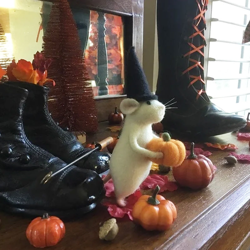 Siopsrl| Felt Mouse Halloween Ornament