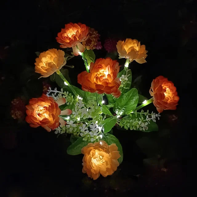 Siopsrl| Modern Outdoor Solar Lighting with 7 Flowers