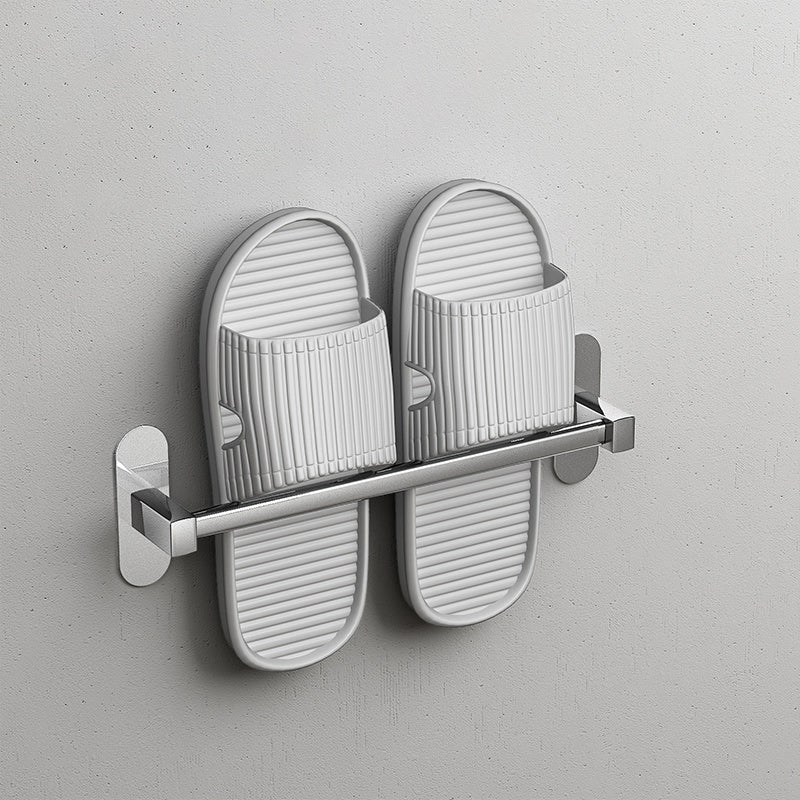 Siopsrl| 2-Piece Stainless Steel Slip Resistant Modern Chrome Bathroom Hardware Set
