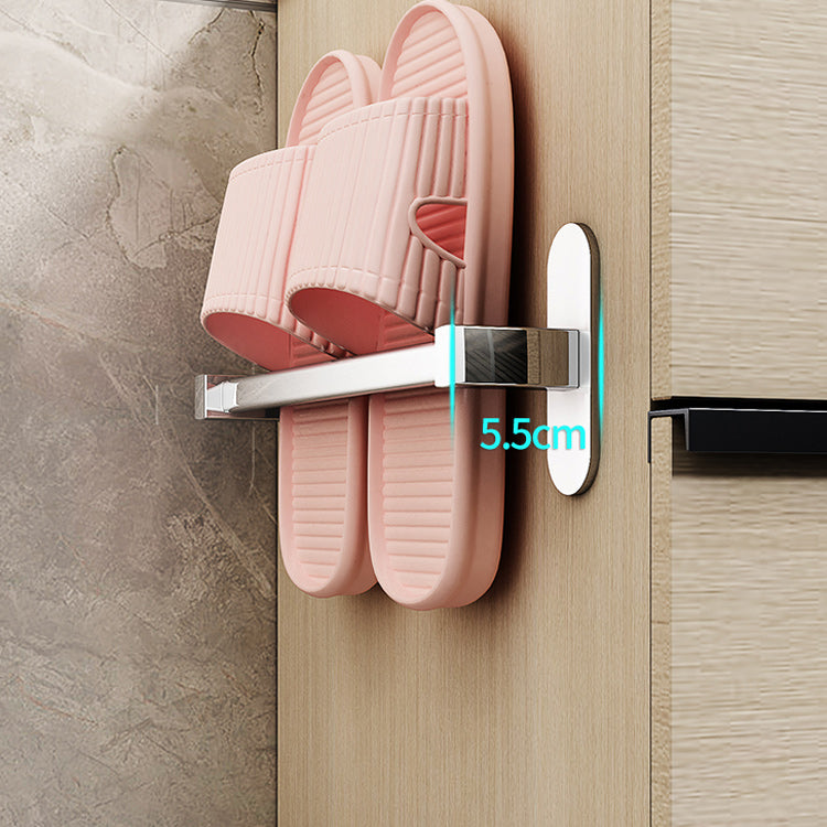 Siopsrl| 2-Piece Stainless Steel Slip Resistant Modern Chrome Bathroom Hardware Set