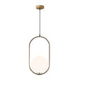 Siopsrl| Elegant Pendant Light | Hanging Lamp Brass 15 cm Metal