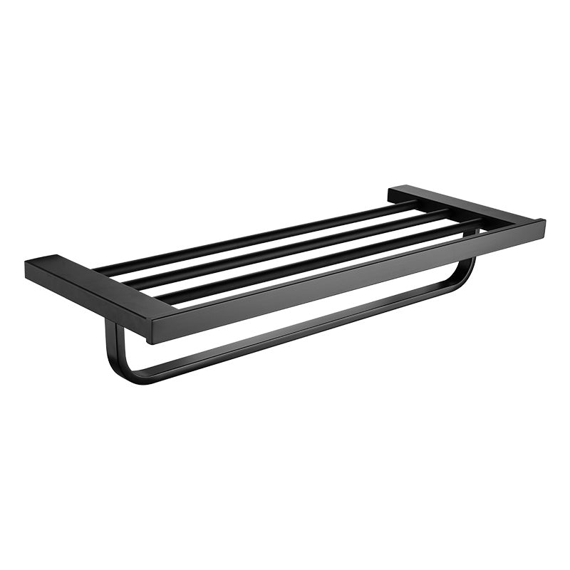 Siopsrl| 5-piece Modernism Bathroom Accessory Set in Matte Black Stainless Steel