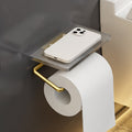 Siopsrl| 6-piece bathroom accessory set made of gold-colored metal bathroom hardware set