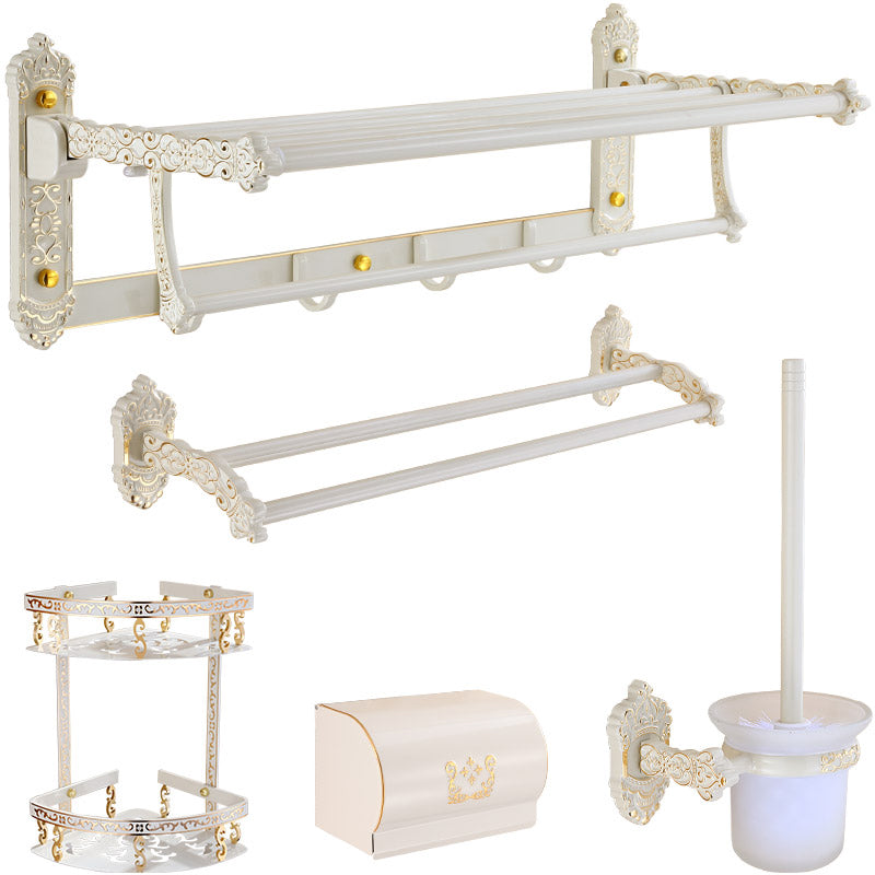 Siopsrl| Traditional Metal Bathroom Accessory Hardware Set with Paper Holder