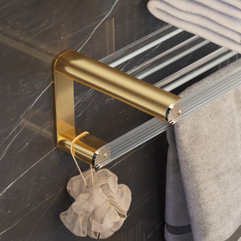 Siopsrl| 6-piece Bathroom Set Aluminium and Acrylic Bathroom Accessories Hardware Set