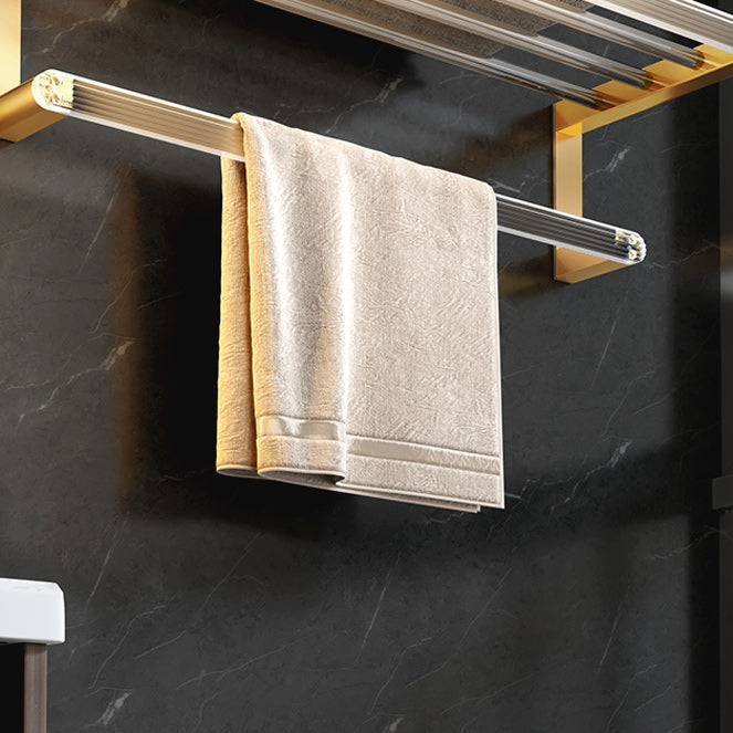 Siopsrl| Plastic Modern Bathroom Accessories Hardware Set with Bathroom Shelf