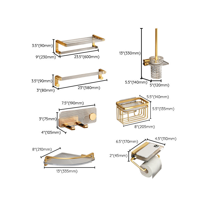Siopsrl| Plastic Modern Bathroom Accessories Hardware Set with Bathroom Shelf