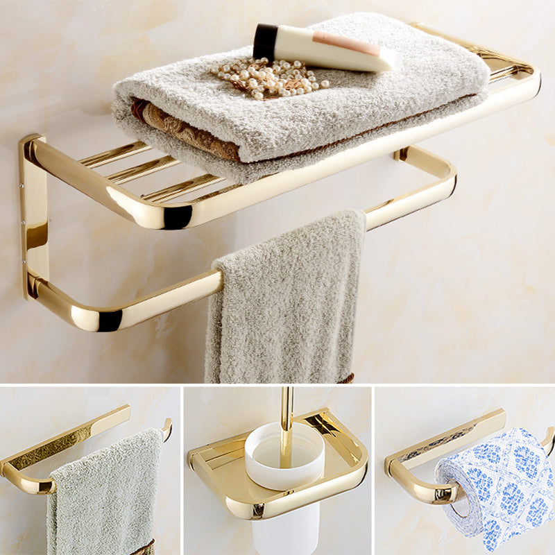 Siopsrl| Chrome/Gold Bathroom Accessories Set Modern Metal Bathroom Hardware Set
