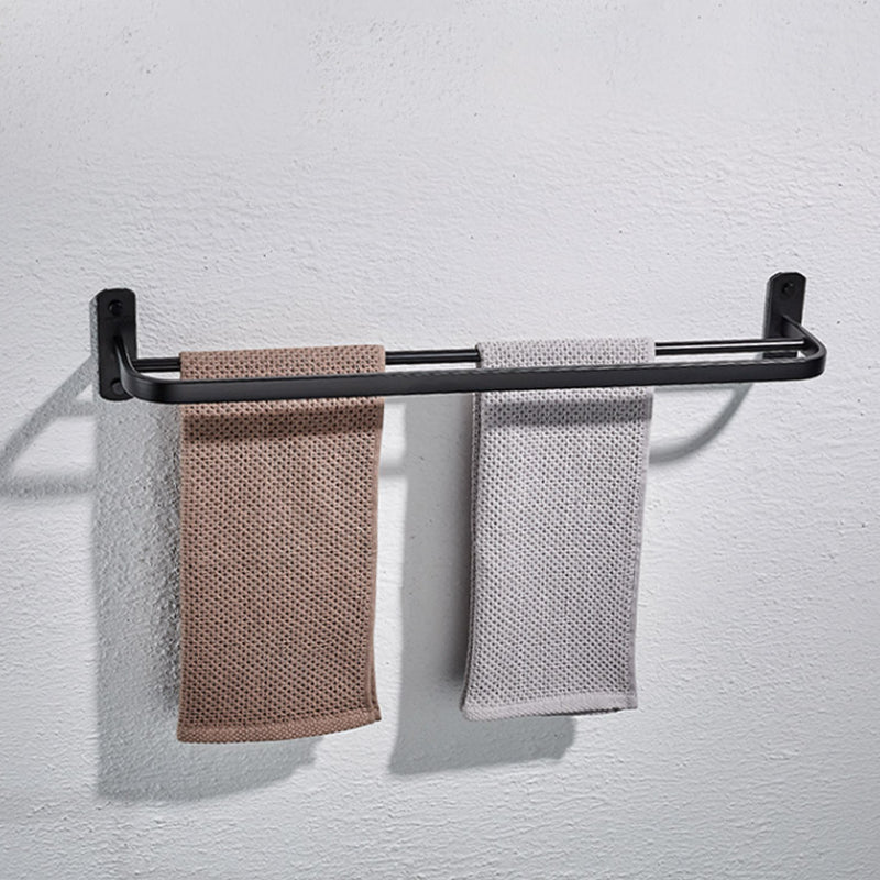 Siopsrl| Modern black bathroom accessory set towel holder bathroom shelf bathroom faucet set