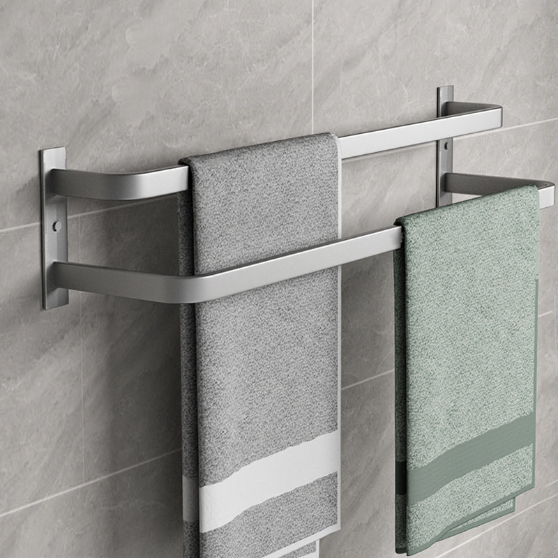 Siopsrl| Modern Gray Bathroom Accessory Kit Paper Holder Bath Shelf Bathroom Hardware Set