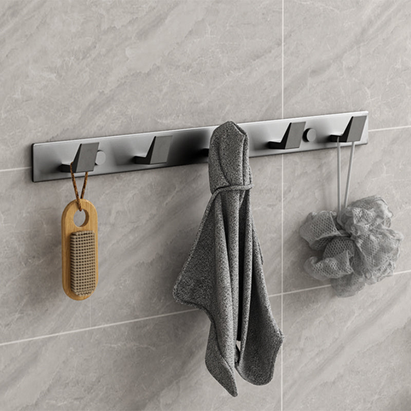 Siopsrl| Modern Gray Bathroom Accessory Kit Paper Holder Bath Shelf Bathroom Hardware Set