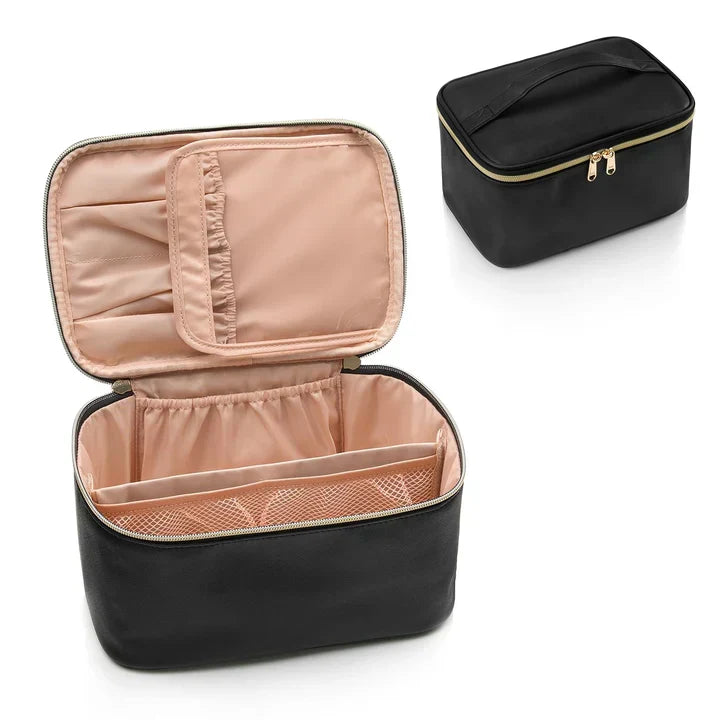 Siopsrl| Practical Make-up Organizer for Traveling | With Compartments and Dividers
