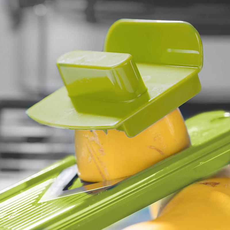 Siopsrl| CutMate Multifunctional Vegetable Cutter 12-in-1 | With Collection Container & Finger Guard | Stainless Steel Blades | Compact & Safe