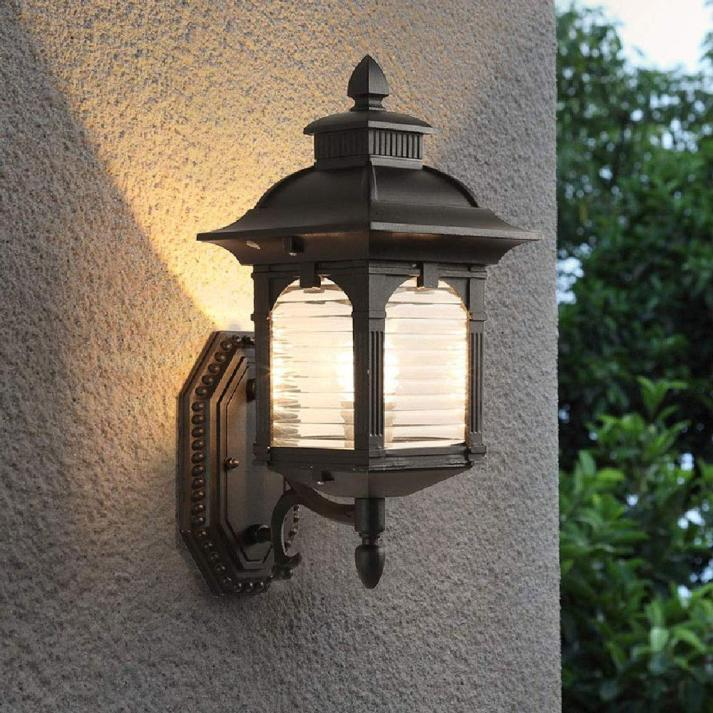 Siopsrl| Antique Wall Light Outdoor Black