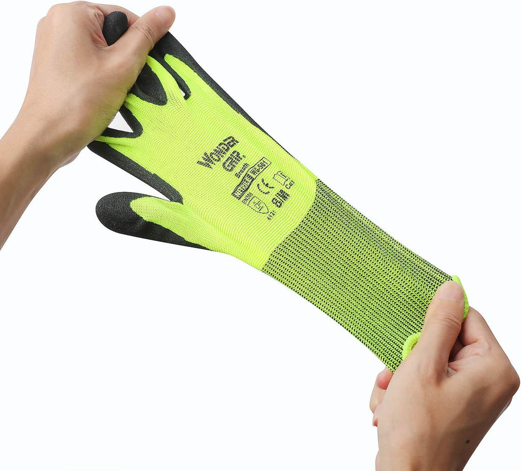 Siopsrl| Work Gloves with Wonder Grip – Non-Slip Gloves for Gardening and Craftsmanship