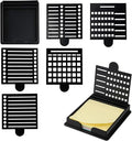 Sticky Note Stencil and Holder with Five Different Stencil