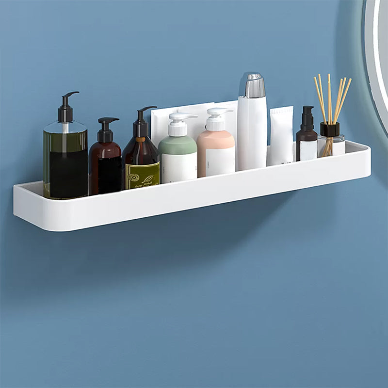 Siopsrl| White 2-piece Bathroom Hardware Modern Bathroom Accessories Set, Bathroom Shelf