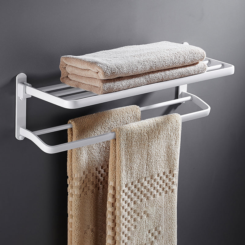 Siopsrl| White Bathroom Accessories Hardware Set Modern Bathroom Accessories Set, Towel Rack