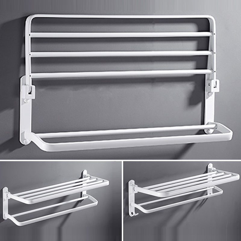 Siopsrl| White Bathroom Accessories Hardware Set Modern Bathroom Accessories Set, Towel Rack