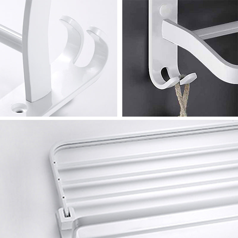 Siopsrl| White Bathroom Accessories Hardware Set Modern Bathroom Accessories Set, Towel Rack