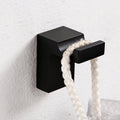 Siopsrl| Black Bathroom Accessories Hardware Set with Towel Rail and Bath Shelf