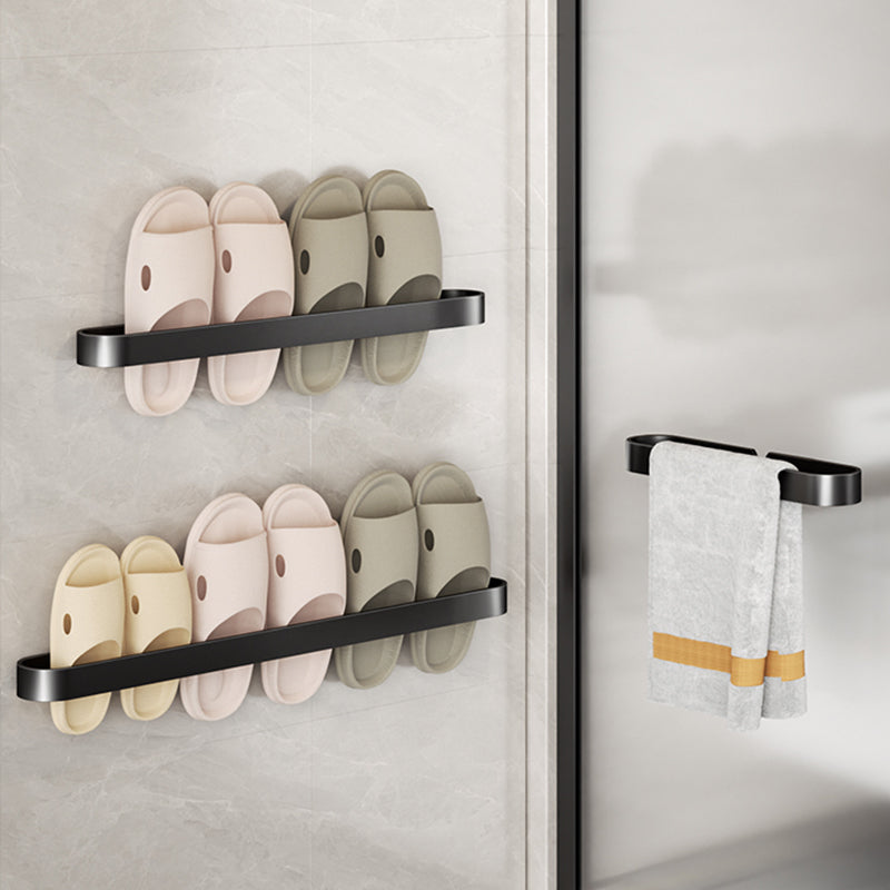 Siopsrl| Minimalist Bathroom Accessory Set Metal Slipper Rack/Towel Holder