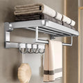 Siopsrl| Metal Bathroom Hardware Set Adhesive Installation Bathroom Accessories Kit
