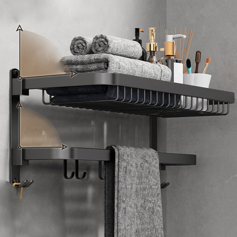 Siopsrl| Minimalist black bathroom accessory set paper holder towel bar bathroom hardware set