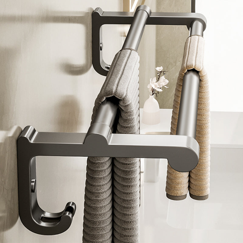 Siopsrl| Modern Bathroom Accessories Set Adhesive Mount Bathroom Accessories Set