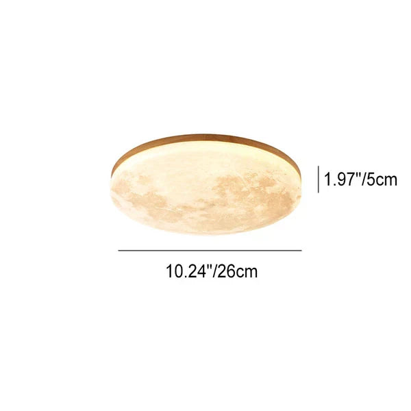 Siopsrl| Nordic Minimalist Moon Acrylic LED Mount Ceiling Light