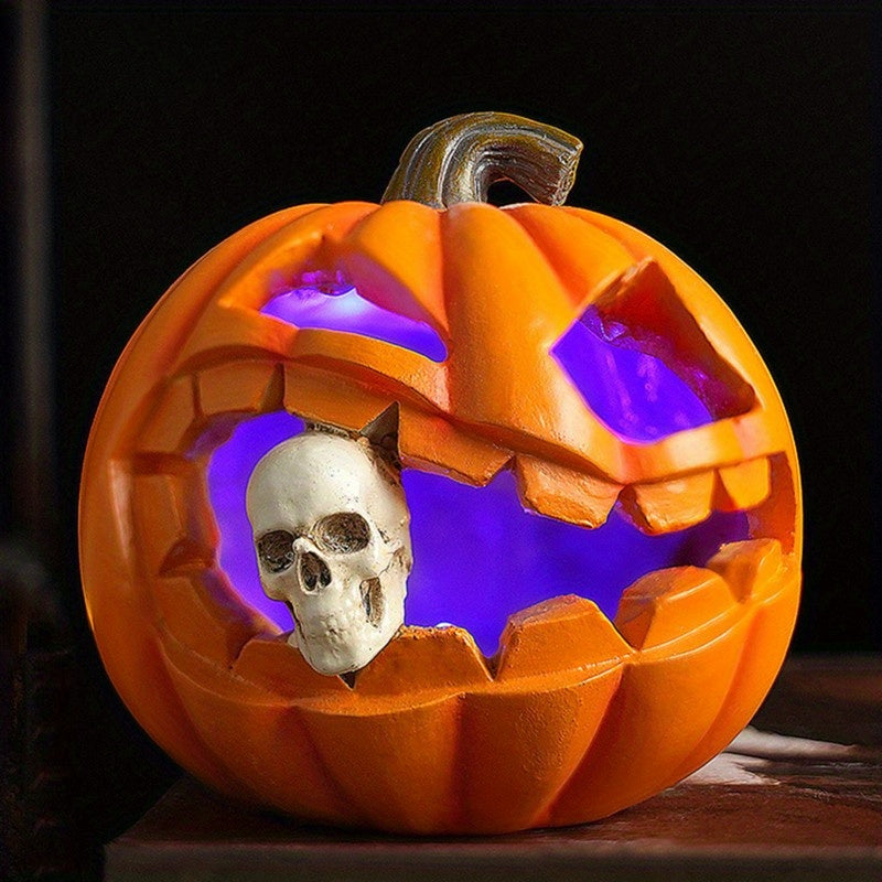 Siopsrl| Spooky Realistic Jack O'Lantern Halloween Decoration | Skull Prop