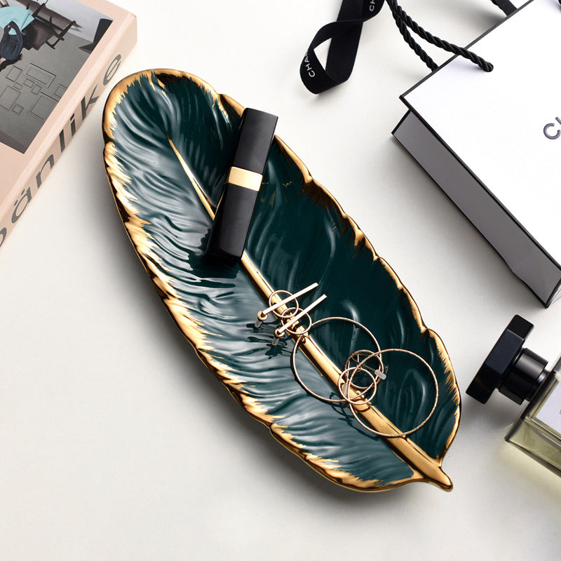 Siopsrl| Luxury Nordic Ceramic Storage Tray for Jewelry and Tableware