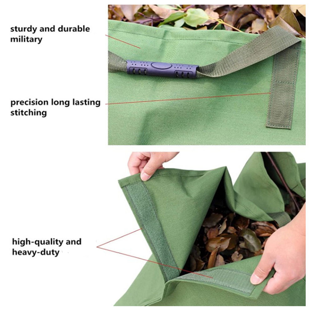Siopsrl| Foldable Garden Waste Bag – Sturdy Collection Bag for Leaves and Garden Waste
