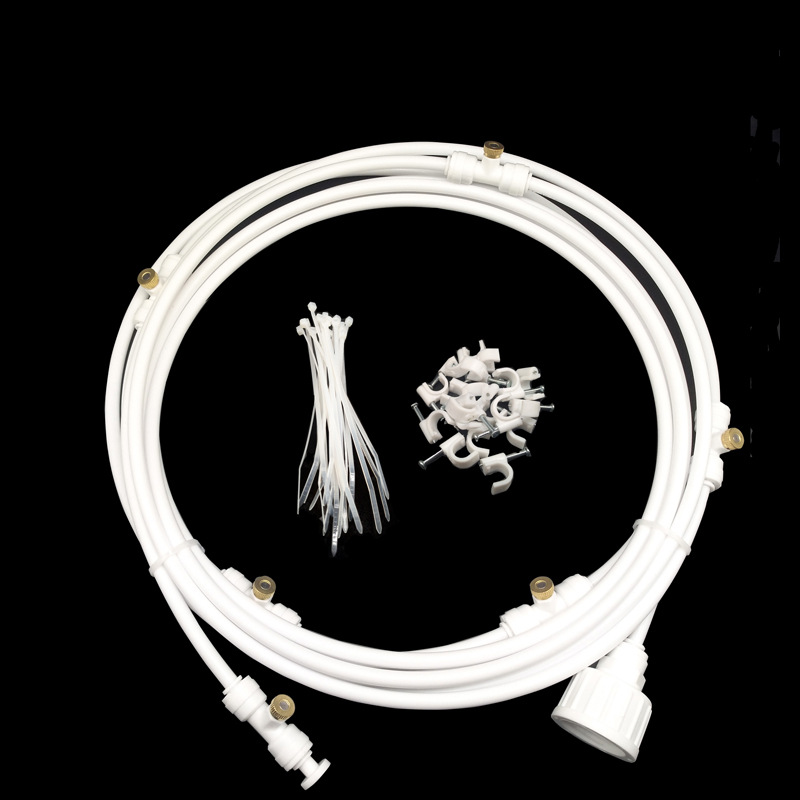Siopsrl| Spray irrigation system – Water hose with spray nozzles for refreshing cooling in the garden