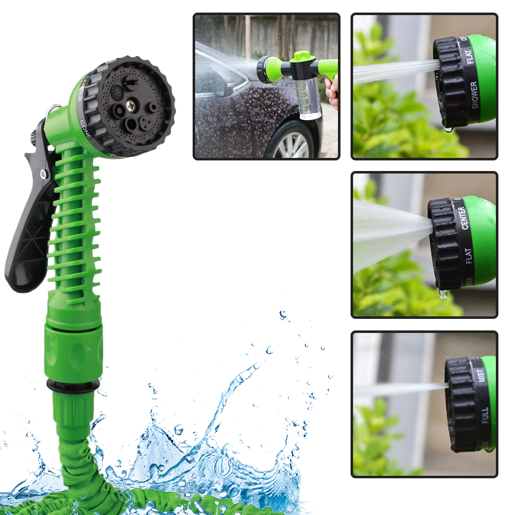 Siopsrl| Expandable Garden Hose with Spray Gun